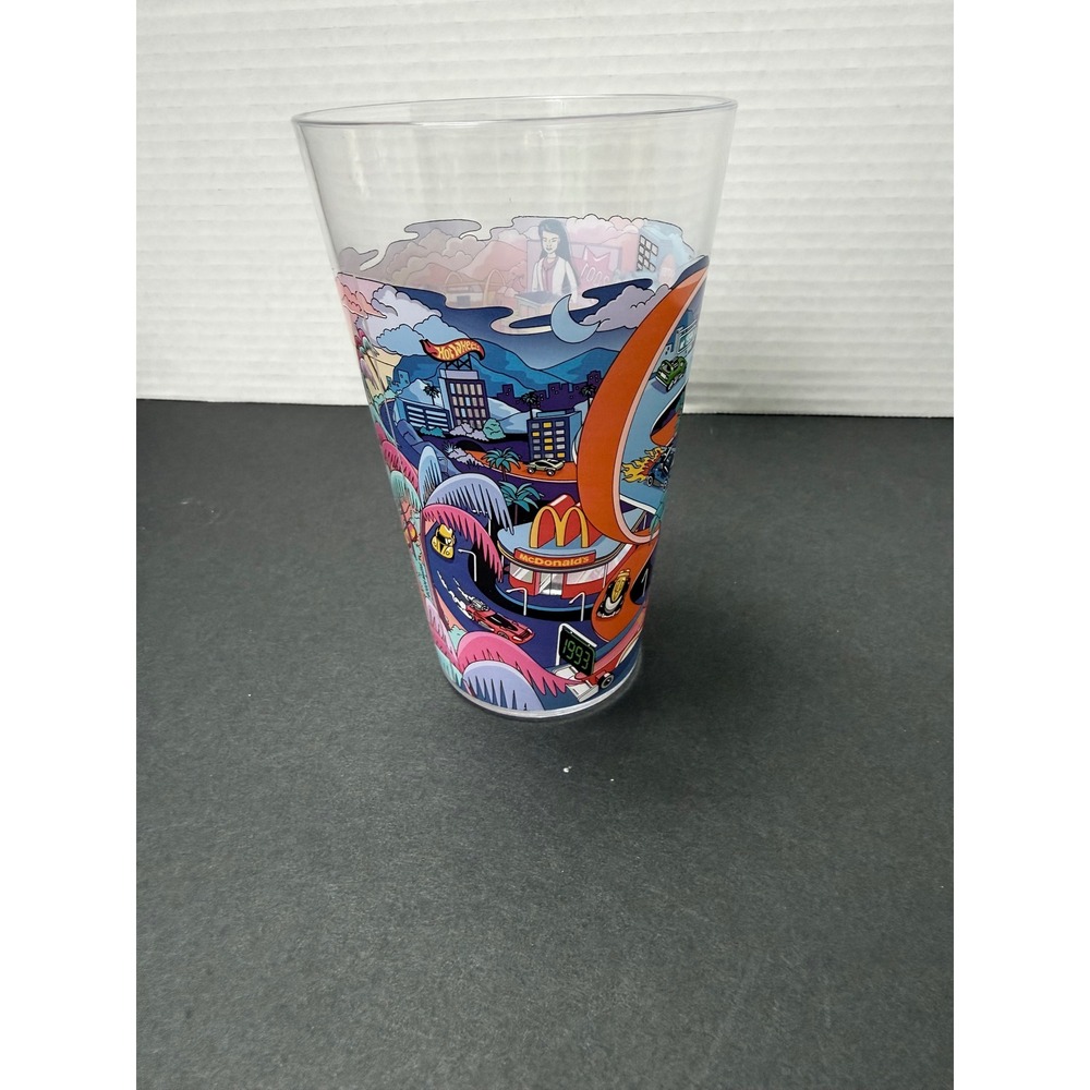 McDonalds 2024 Collector Edition Cup Barbie Hot Wheels Mattel Plastic Tumbler